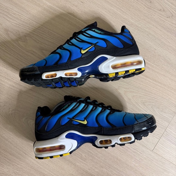 Nike Air Max Plus TN Hyper Blue OG 2018 Retro Mens US8.5 Blue Black Fade - Picture 3 of 10